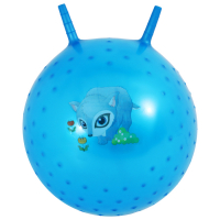 Мяч-прыгун с рожками &laquo;Счастливые улыбки&raquo;, массажный, d=55 см, 420 г, МИКС