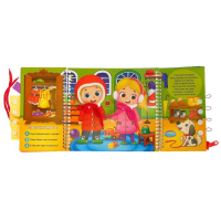 Книга-картинка картонная &laquo;Учимся одеваться&raquo;