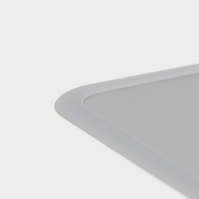 Коврик для сушки посуды Доляна &laquo;Шилдон&raquo;, 39,5&times;30&times;0,1 см, цвет серый