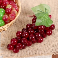 Муляж "Виноград глянец" 45 ягод 18 см, микс Муляж "Виноград глянец" 45 ягод 18 см, микс