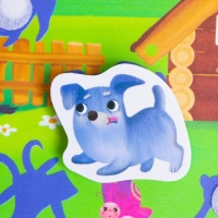 Игра на липучках &laquo;Где чья тень?&raquo; с мягкими деталями