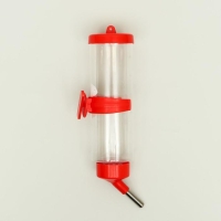 Поилка для грызунов "Пижон", 250 мл, красная Поилка для грызунов "Пижон", 250 мл, красная