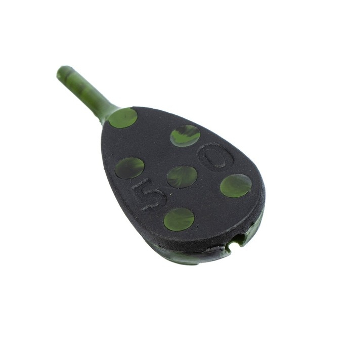 Груз-кормушка пластиковая X-FEEDER PL CAMO FLAT S, цвет камо, 50 г, 10 мл