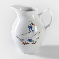 Кувшин фарфоровый &laquo;Гуси&raquo;, 2 л, МИКС