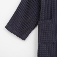 Халат вафельный мужской удлиненный Этель "Boho" размер 54-56, цвет тёмно-серый, 100% хлопок, 290 г/м2 Халат вафельный мужской удлиненный Этель "Boho" размер 54-56, цвет тёмно-серый, 100% хлопок, 290 г/м2