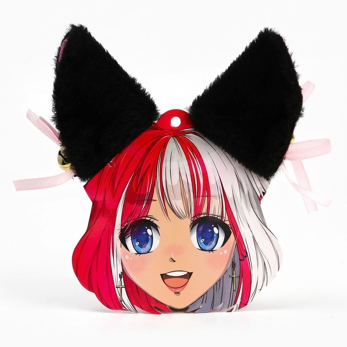 Заколки для волос ушки &laquo;Милашка&raquo;, 2 шт, 6 х 7 х 3 см