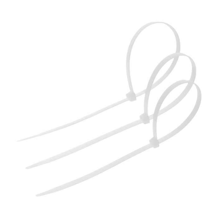 Хомут нейлоновый ТУНДРА krep для стяжки, 9х450 мм, белый, в упаковке 100 шт. Хомут нейлоновый ТУНДРА krep для стяжки, 9х450 мм, белый, в упаковке 100 шт.