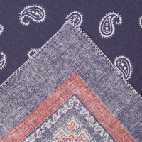 Платки носовые мужские &laquo;Этель&raquo;, размер 30х30 см, (набор 12 шт,) принт МИКС, 100% хлопок