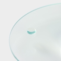 Подставка стеклянная для торта вращающаяся Доляна &laquo;Голубой агат&raquo;, d=32 см, цвет синий