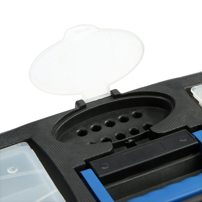 Ящик для инструмента ТУНДРА, 13", 320 х 175 х 160 мм, пластиковый, два органайзера