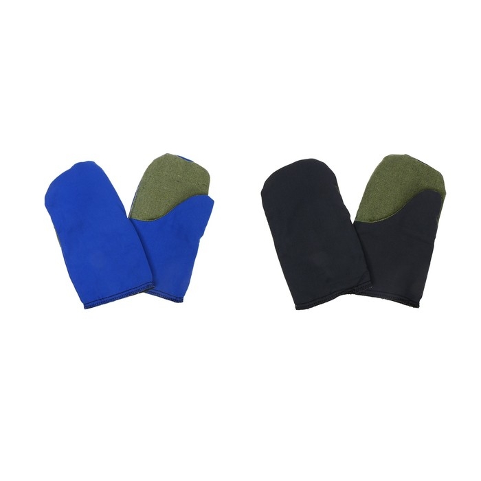 Рукавицы утеплённые, диагональ, утеплитель: двойной ватин, МИКС, Greengo Рукавицы утеплённые, диагональ, утеплитель: двойной ватин, МИКС, Greengo