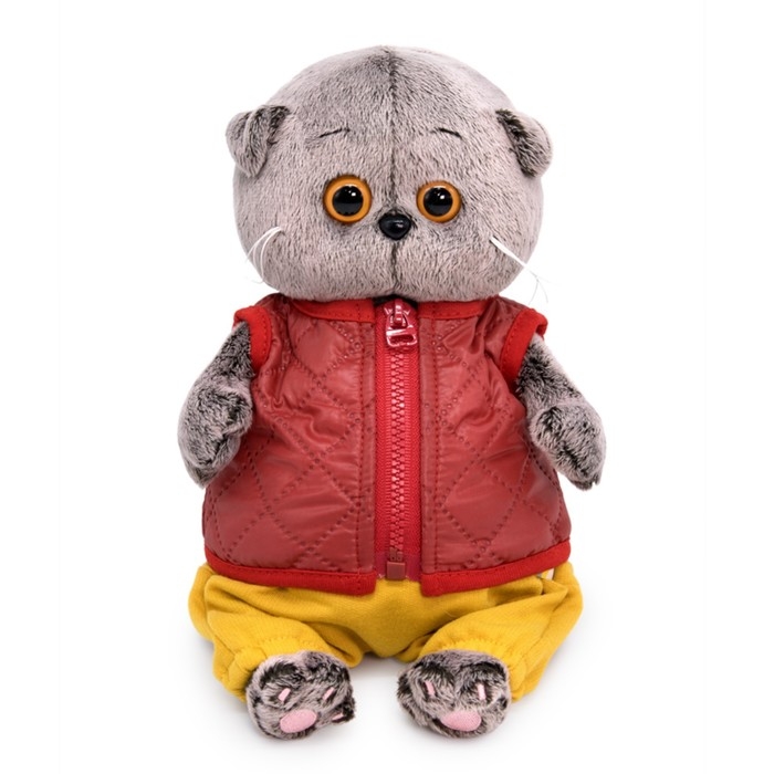 Мягкая игрушка &laquo;Басик Baby в стеганом жилете&raquo;, 20 см