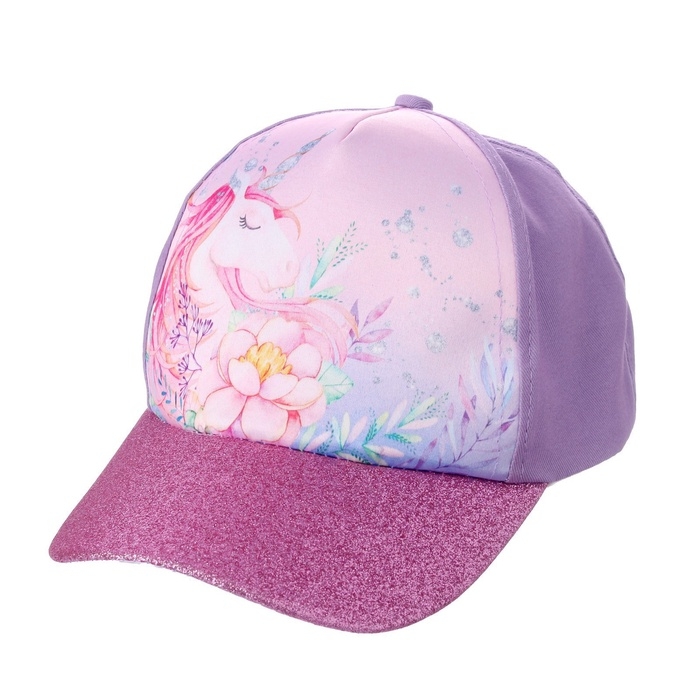 Кепка детская для девочки &laquo;Волшебный единорог&raquo;, р-р. 52-54 , 5-7 лет