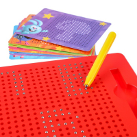 Планшет магнитный для рисования &laquo;Магнитное рисование&raquo;, СМЕШАРИКИ, 380 отверстий