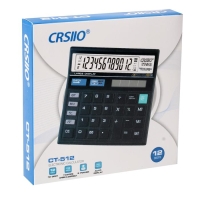 Калькулятор настольный, 12-разрядный, CT-512 Калькулятор настольный, 12-разрядный, CT-512