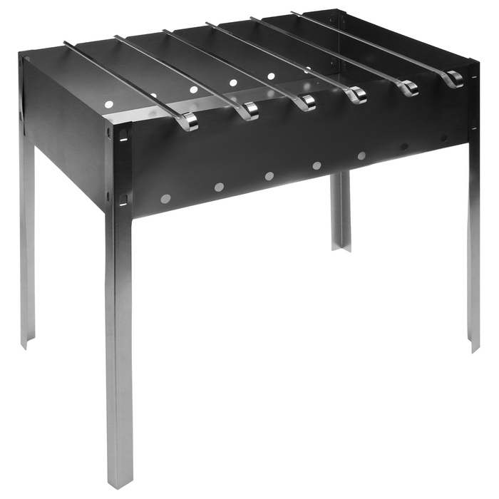 Мангал Maclay &laquo;Стандарт&raquo;, 6 шампуров, 50х30х50 см