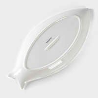 Блюдо фарфоровое Magistro &laquo;Рыбка&raquo;, 35&times;16,5&times;3 см, цвет белый