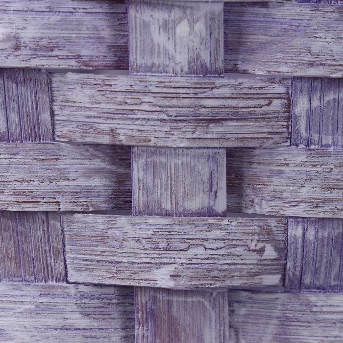 Набор корзин, 19х7,5х9,5/31 см, 22х9х11/34 см, 24х9х11,5/35 см, 3 шт, фиолетовые, бамбук