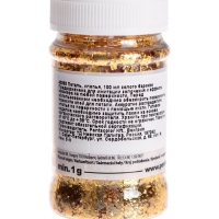 Поталь в хлопьях, золото, 100 мл, Pentart "Барокко" (40093) Поталь в хлопьях, золото, 100 мл, Pentart "Барокко" (40093)