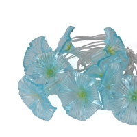 Садовая гирлянда на солнечной батарее &laquo;Вьюнок&raquo; Uniel, IP44, 1,8 м, белый