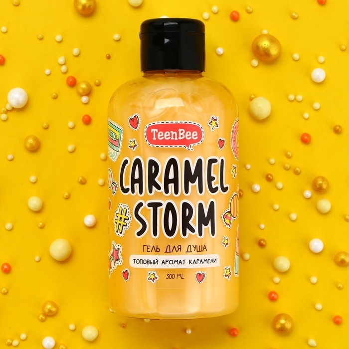 Гель для душа, увлажнение, 300 мл, аромат карамели, TeenBee Гель для душа, увлажнение, 300 мл, аромат карамели, TeenBee