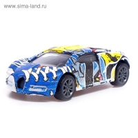 Машина металлическая &laquo;Граффити&raquo;, инерция, МИКС