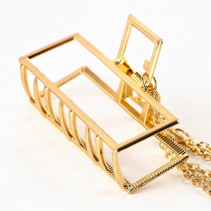 Краб для волос с цепочкой &laquo;You are beautiful&raquo;, 14 х 6 х 3 см