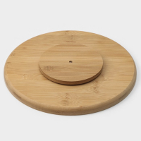 Подставка крутящаяся для подачи, 32&times;32 см, бамбук