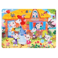 Макси-пазлы 2 в 1 &laquo;Мир сказок №3&raquo;, 24 и 24 элементов