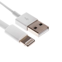 Кабель ELTRONIC, Lightning - USB, 2,4 А, 1 метр, в пакете, белый Кабель ELTRONIC, Lightning - USB, 2,4 А, 1 метр, в пакете, белый