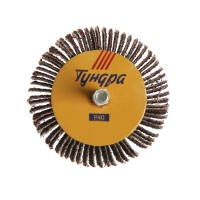 Круг лепестковый радиальный ТУНДРА, 60&times;20&times;6 мм, Р40