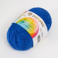 Пряжа для вязания спицами, крючком &laquo;Пехорский текстиль. Детская новинка&raquo;, 100% акрил, 200 м/50 г, (26 василёк)