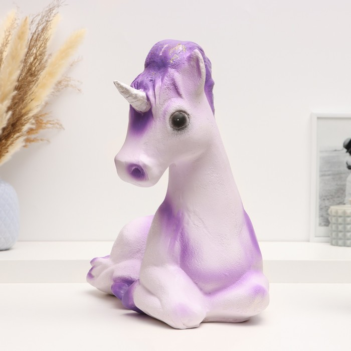 Копилка Копилка "Единорог" сиреневый, 21х40х34см