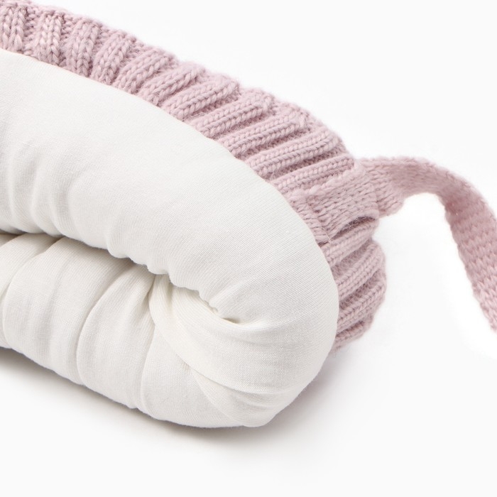 Шапка детская, цвет сиреневый, размер 48-50