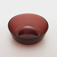 Салатник стеклянный &laquo;Идиллия&raquo;, d=23 см, цвет лилак