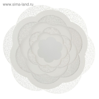 Светильник с ПДУ 660608N LED 160Вт 3 режима 3000-6000К диммер белый 50х50х7,5 см BayerLux