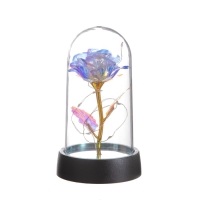 Ночник колба &laquo;Цветок&raquo; LED 3хAG10 белый 8,5х8,5х15,5см