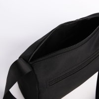 Сумка молодёжная на молнии, цвет чёрный Сумка молодёжная на молнии, цвет чёрный