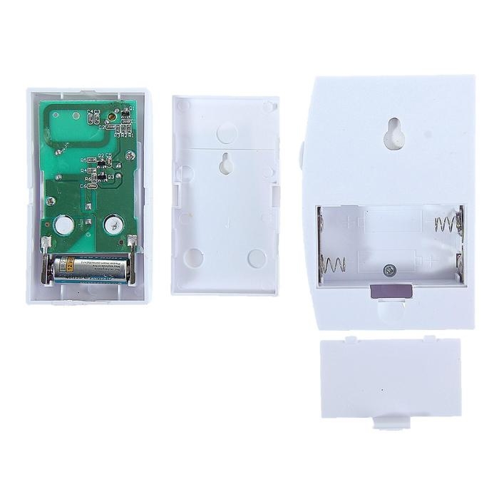 Звонок Luazon LZDV-01, беспроводной, 2хAА (не в комплекте), LR23A, МИКС