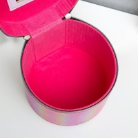 Шкатулка кожзам с зеркалом "Полосы розовый оранж" н-р 3шт 14х14х14 17,5х17,5х17,5 20х20х20см 53860 Шкатулка кожзам с зеркалом "Полосы розовый оранж" н-р 3шт 14х14х14 17,5х17,5х17,5 20х20х20см 53860