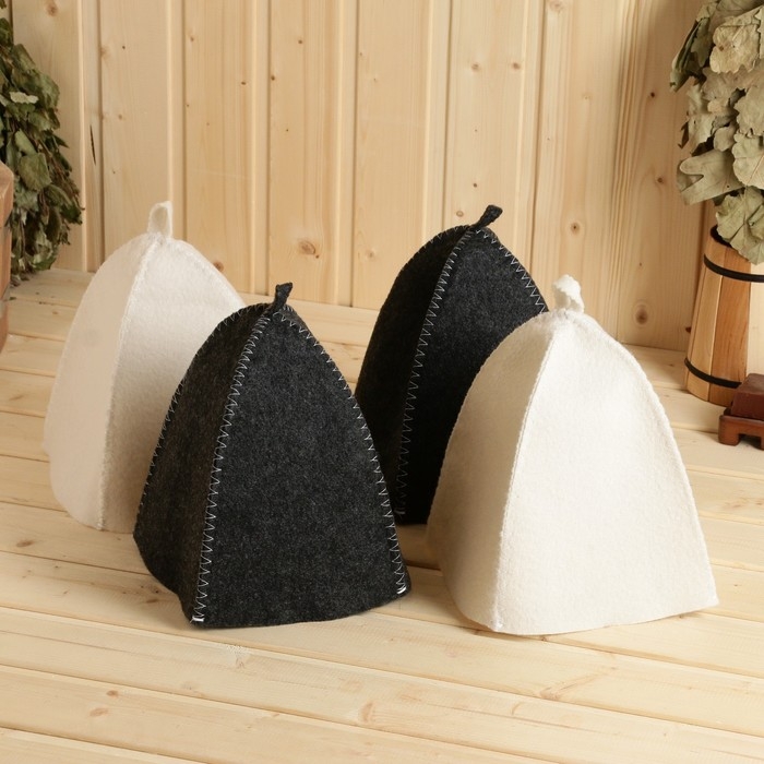 Набор шапок для бани Набор шапок для бани "Классическая" 4 шт