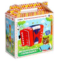 Музыкальная игрушка &laquo;Гармонь&raquo;, детская, цвет красный