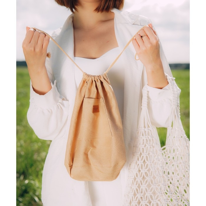 Сумка женская SL Home, ручное плетение, хлопок, 27&times;48 см