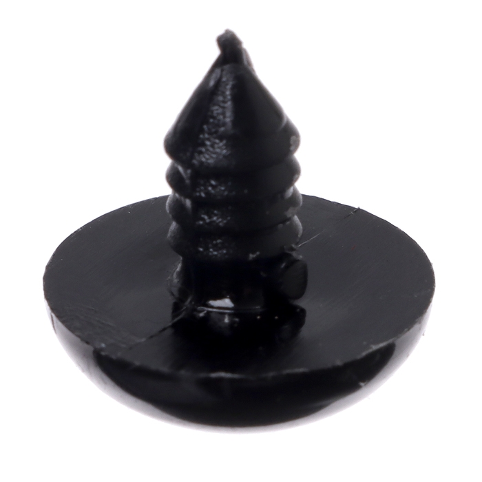 Глаза винтовые с заглушками, набор 20 шт., размер 1 шт. &mdash; 1,8 см, цвет чёрный