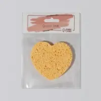 Спонж для умывания &laquo;Сердце&raquo;, 8.5&times;7.5 см, МИКС