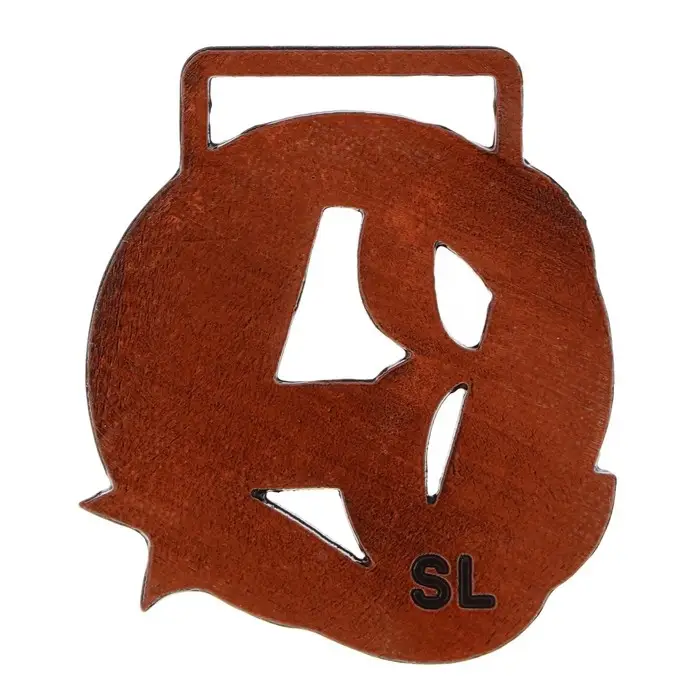 Медаль призовая бронза, d=3.5 см, 3 место, без ленты