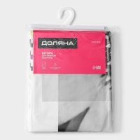 Штора для ванной Доляна &laquo;Белые цветы&raquo;, 180&times;180 см, EVA