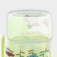 Набор банок для сыпучих Доляна &laquo;Клумба&raquo;, 250 мл, 3 шт, цвет МИКС