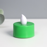 Светодиодные свечи, ночники LED RISALUX &laquo;Граффити&raquo; набор 4 шт., зелёные, RGB, 3.5&times;3.5&times;4 см