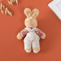 Брелок текстиль "Зайка в цветочном комбезе" 8,5х4х14 см Брелок текстиль "Зайка в цветочном комбезе" 8,5х4х14 см